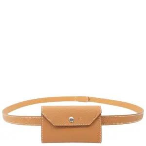 Pre-owned HERMÈS Leather Belt Bags Hermes Kelly Pocket 18 Epsom Belt Bag Gold