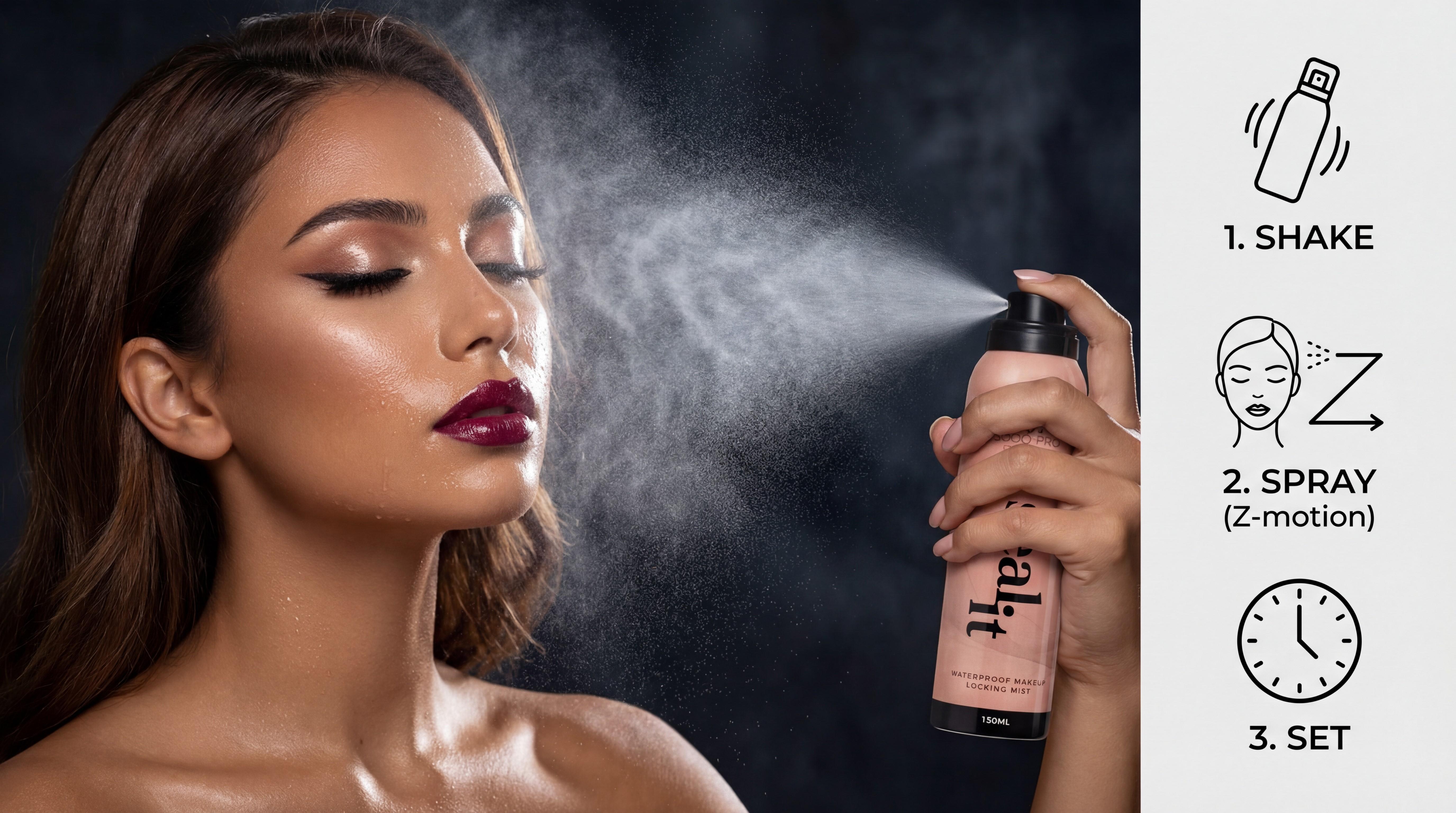 Seal It Makeup Setting Spray – Waterproof, Transfer Proof, Sweat Proof, Long-Lasting All-Day Hold Mist