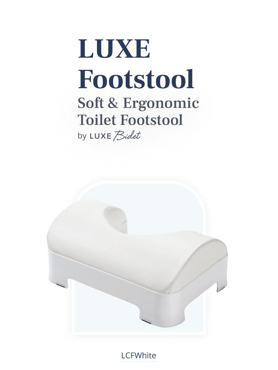 LUXE Comfort Soft & Ergonomic Toilet Footstool Box Cushion Box Cushion