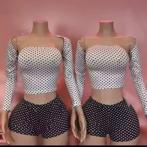 Pin-Up Polka Dot Crop Set