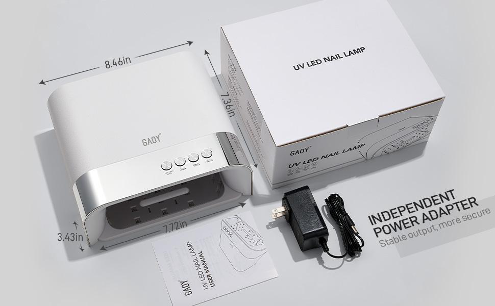 GAOY Professional Salon UV Light, Fast Curing Lamp with Powerful 36 LED Beads and Automatic Infrared Sensor for Gel Nail Polish Acrylic Gel Nail Dryer