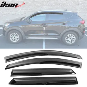 Window Visor for Hyundai Tucson 2016-2021 Mugen Style Smoke Tinted Acrylic