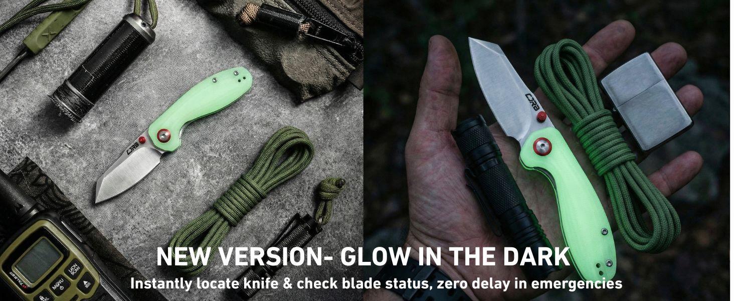 CJRB Maileah Tool Knife with 2.39” AR-RPM9 Steel, G10 Handle, Ideal for Multifunctional Folded Knife, Survival Tools and FathersDayGift