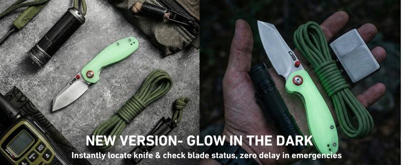 CJRB Maileah Tool Knife with 2.39” AR-RPM9 Steel, G10 Handle, Ideal for Multifunctional Folded Knife, Survival Tools and FathersDayGift