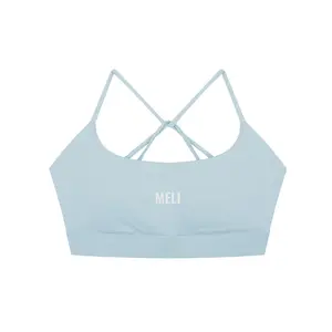 Strappy Criss Cross Yoga Sports Bra