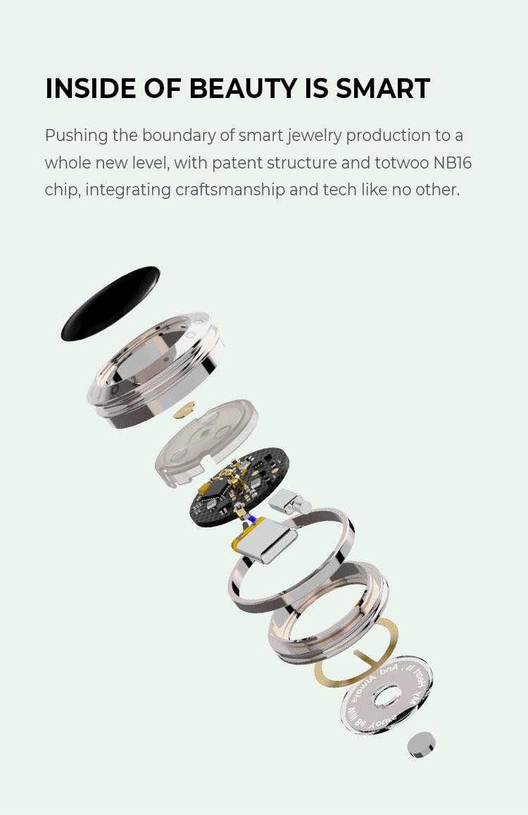 Totwoo Soulmate Touch Bracelets for Couples Vibration & Light up for Love Couples Long Distance Relationship gifts for Girlfriend Bluetooth Pairing Jewelry