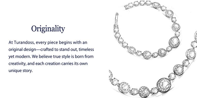 Turandoss Gold Tennis Bracelet – Adjustable CZ & Emerald-Baguette Bracelet, Holiday Gift Jewelry for Women