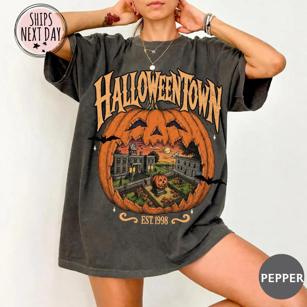 Halloweentown T-shirt - Halloweentown University 1998 Tee, Unisex T Shirt, Soft Touch, Feels Like a Favorite, Must-Have Basic, Always Handy