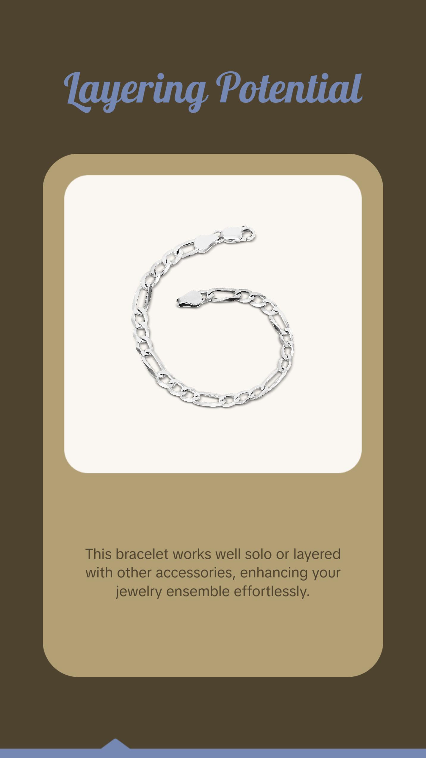 Figaro Link Bracelet