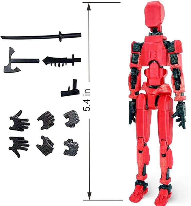 3/4/5 pc Titan 13 Action Figure Set - 2025 New 5pcs Multi-Jointed Robot Figures for Collectors & Decorators - Dynamic Poses & Detailed Design - Perfect for Desktop Decor