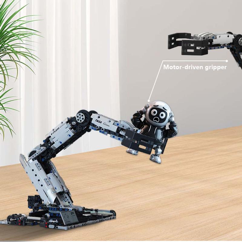 STEM Educational Magnetic Building Blocks 784Pcs Remote Control Technic Robotic Arm with Ultra-Smooth Power Gears & High-Efficiency Gripping Claws Perfect Gift for Kids Ages 6+ Fantastic Christmas and Birthday Gift!
