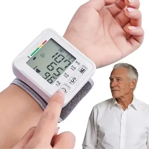 Wristband Voice Broadcast Automatic Measurement Holiday Gift for Elders Portable Health Tracker