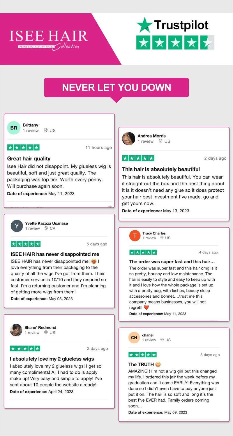 ISEE Wear Go 613 Blonde Color 13*4 Lace Front Straight & Body Wave Glueless Wig 6*4 Lace Closure Pre-Cut Wig Gift for Girlfriend/Wife/Family #SpringStatements