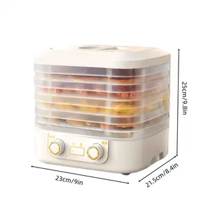 Five layer small household dryer, multi-layer fruit dryer, adjustable temperature meat dryer, suitable for drying herbs, mushrooms, and can replace healthy snacks
