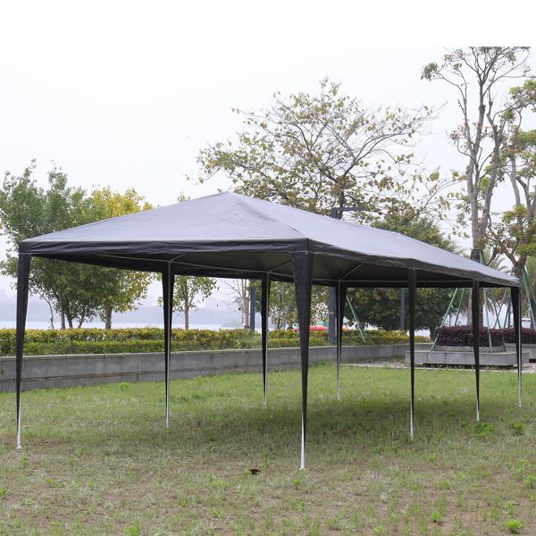 Outdoor Party Tent for Wedding, Garden Event | Spacious 10x30ft with Removable Sidewalls & Waterproof Shelter