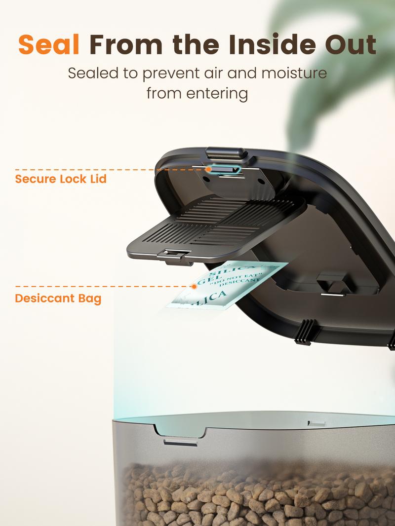oneisall  Smart  Pet  Feeder, 3.5L Automatic Food Dispenser for Cats, dogs，Small Pets Indoor, Timed and quantitative dry food cat feeder kibble, feeding