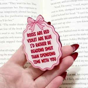 Pink Kindle Grip, Smut Reader, Romance Reader Accessory, Cute Gift For Book Lover pop socket sticky phone