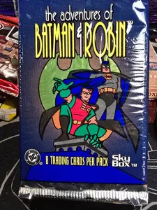 Rare Skybox 1995 The Adventures of Batman and Robin 8-card Pack