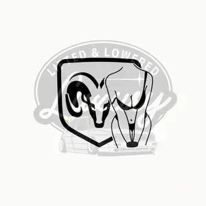 Dodge ram lady decal
