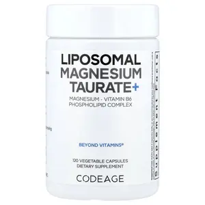 Codeage Liposomal Magnesium Taurate+, 120 Vegetable Capsules