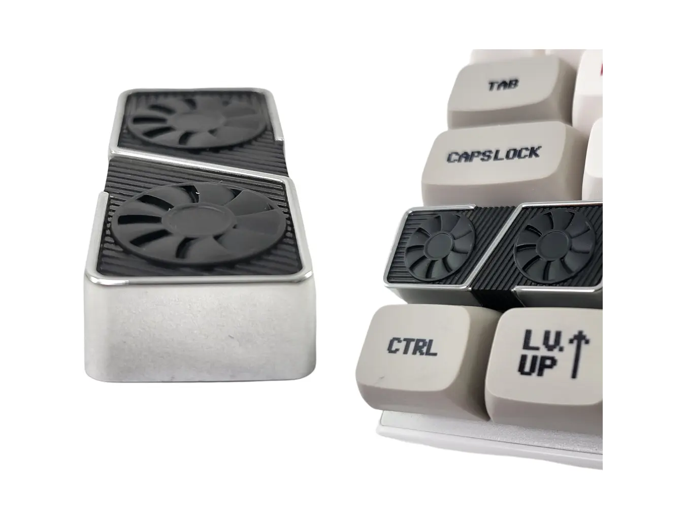 Graphics Card RTX 3000 / 4000 series 2.25u Metal Keycap