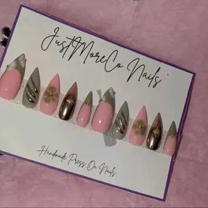 “Serenity" Press on Nails | Premium Gel-Based | Salon-Quality & Reuseable | 10pc Set