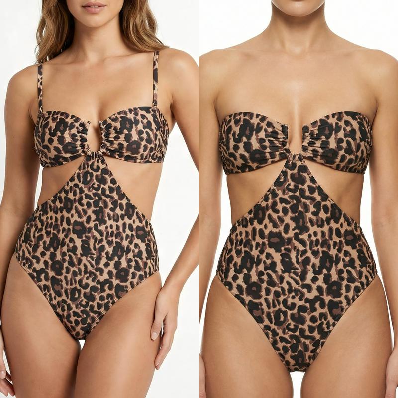 CUPSHE Textured Boho Crochet One Piece Swimsuit - Deep V-Neck with U-Ring Detail | 2026 Trendy Vacation & Pool Party Essentials CUPSHE Textured Boho Crochet One Piece Swimsuit - Deep V-Neck with U-Ring Detail | 2026 Trendy Vacation & Pool Party Essentials