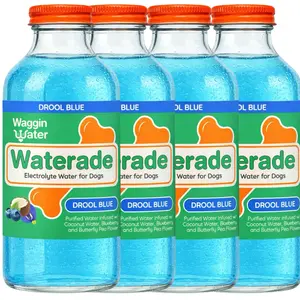 Waterade Drool Blue | Sports Drink for Dogs | Ultimate Dog Hydration Beverage | Organic Fruit-Infused Water