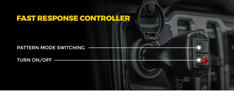 DIBMS 48 LED Roof Top Strobe Light Bar, High Visibility Emergency Warning, Waterproof, Magnetic Base, Universal Fit for Trucks, Snow Plows, Construction Vehicles