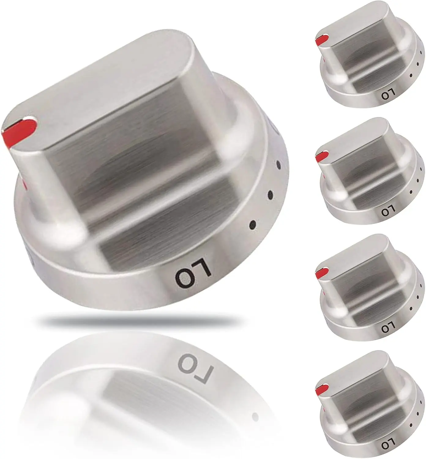 Upgraded 5 count DG64-00472A / DG64-00347A Stove knobs Compatible with  DG64-00473A,DG64-00347A,DG64-00347B Stove knob, Replaces FX710bgs, NX58F5500SS, FX510BGS, FX510BGS, NX58F5300SS