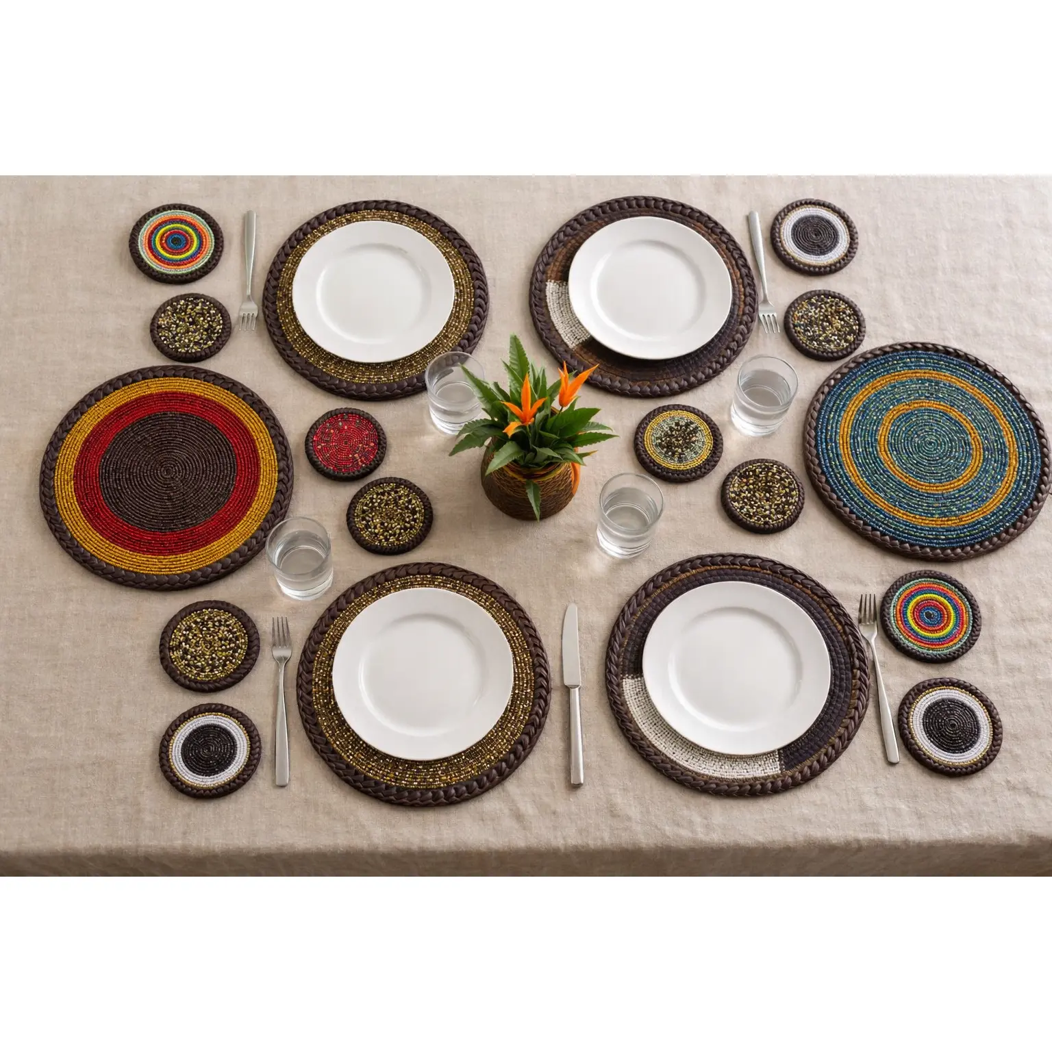 Beaded Placemats