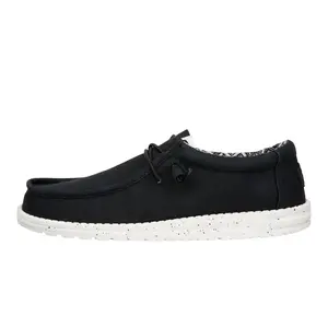 HEYDUDE Wally Stretch Canvas Wide - Mens Comfortable Slip on Shoes HEYDUDE Wally Stretch Canvas Wide - Mens Comfortable Slip on Shoes