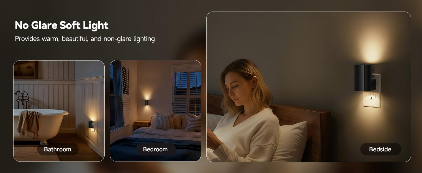 Brightown 2 Pack Night Lights Plug into Wall, Modern Night Light with Rotating Plug, Dusk to Dawn Sensor, 0-100LM Stepless Dimming Aora Night Light for Hallway Bedroom Bathroom, Soft White Brightown 2 Pack Night Lights Plug into Wall, Modern Night Light with Rotating Plug, Dusk to Dawn Sensor, 0-100LM Stepless Dimming Aora Night Light for Hallway Bedroom Bathroom, Soft White