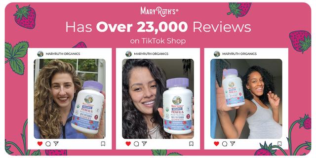 MaryRuth's Prenatal & Postnatal Multivitamin Gummies - Pre-Conception - Postnatal Vitamins for Breastfeeding - USDA Organic - Vegan - 30 Servings
