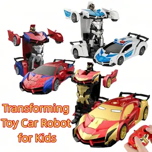 Cyber Truck Transforming Toy Car Robot for Kids 6+, 2-in-1 Convertible Truck to Robot Action Figure, Deformation Mecha Vehicle Toy, Imaginative STEM Playset, Cool Birthday Christmas Gift for Boys & Girls