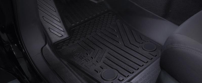 Lasfit fit for 2024-2026 Toyota Tacoma 1st Row Floor Mats, Fit Auto Transmission Only