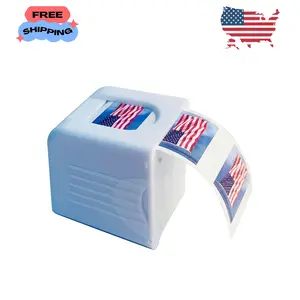 Stamp Roll Dispenser Postage Stamp Dispenser White