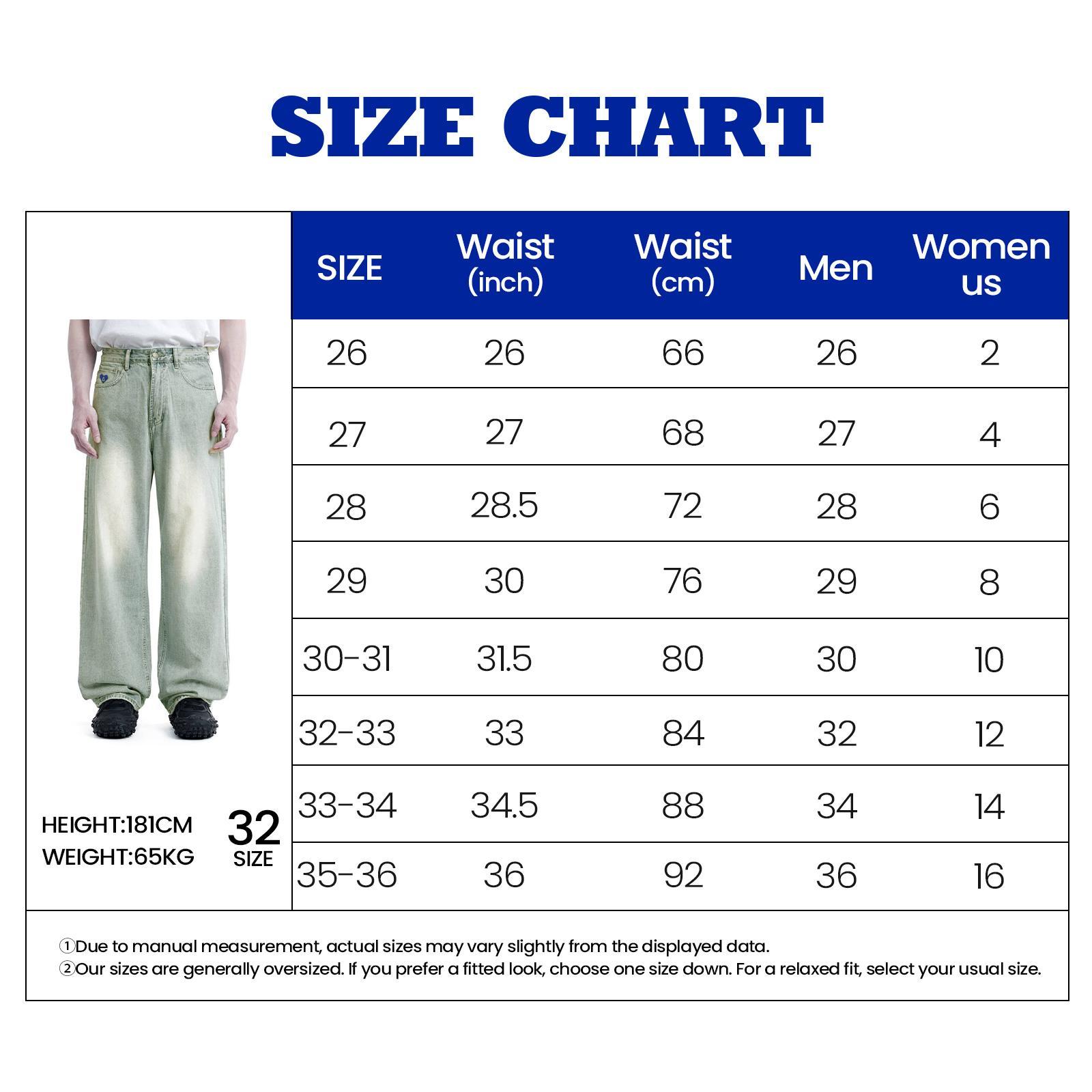 Aelfric Eden Basic Unisex Essential Loose Jeans Basic Regular Jeans Classic Blue Denim for Men & Women