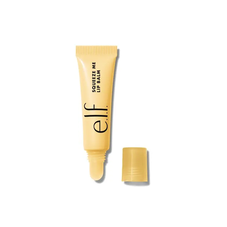 e.l.f. Squeeze Me Lip Balm - Lightweight, Sheer Tint Moisturizing w/ Hyaluronic Acid & Shea Butter, Slanted Tip Squeeze Tube, 6 Scents & Shades