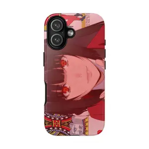 Phunkase - Kakegurui Yumeko Jabami Anime Phone Case | Smartphone Case | High-Impact Aesthetic Manga Cover for iPhone & Samsung | Red Eyes Gambling School Mystery Case