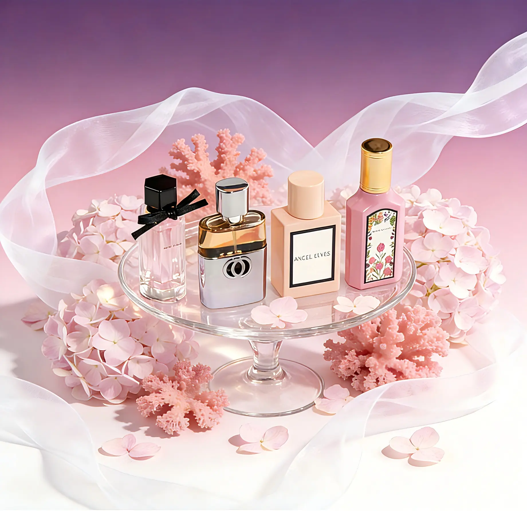 High Quality Aromatic Fragrance Perfume - Floral-Bergamot Scent, 30 ml Bottle (2+2 Bottles, Multiple Scents), Long-Lasting Freshness for Daily & Special Occasions (Fragrances Perfumes Collection)