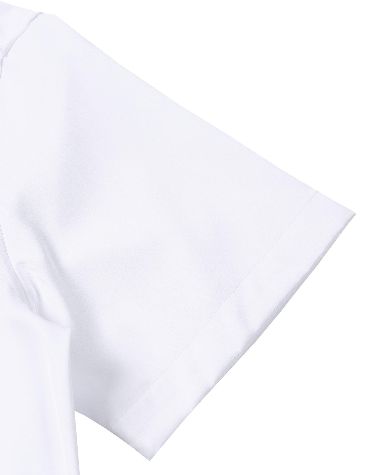 ZEROYAA Men's Short Sleeve Dress Shirt Casual Wrinkle Free Stretch Modern Slim Fit Button Down Shirts