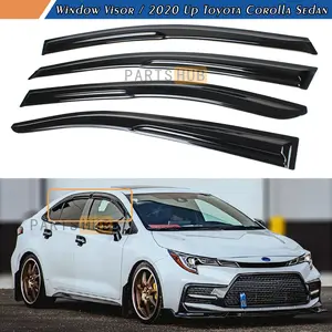 For 2020-2026 Toyota Corolla Sedan JDM Mugen Style Window Visors Rain Guards
