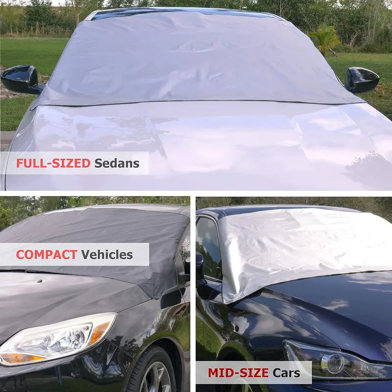 Weatherforce 365 Windshield Protector – All-Season Cover for Automobiles – All-Weather Sunshade, Snow, Ice Car Cover & Reversible with Anti-Theft Panels Weatherforce 365 Windshield Protector – All-Season Cover for Automobiles – All-Weather Sunshade, Snow, Ice Car Cover & Reversible with Anti-Theft Panels
