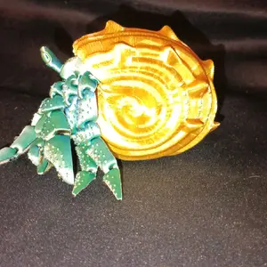 Hermit Crab and Shell Decorative Marine Collection. Take him out or keep him in.