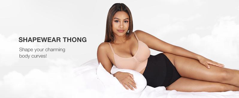 LOVERBEAUTY High Waist Tummy Control Seamless Thong Control Panties Comfortable Panty Shapewear Soft Womenswear Feminine Shapewear Soft Smooth Fit