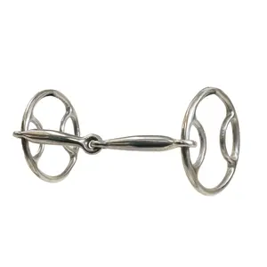 Equisential Fixed O-Ring Smooth Snaffle Bit