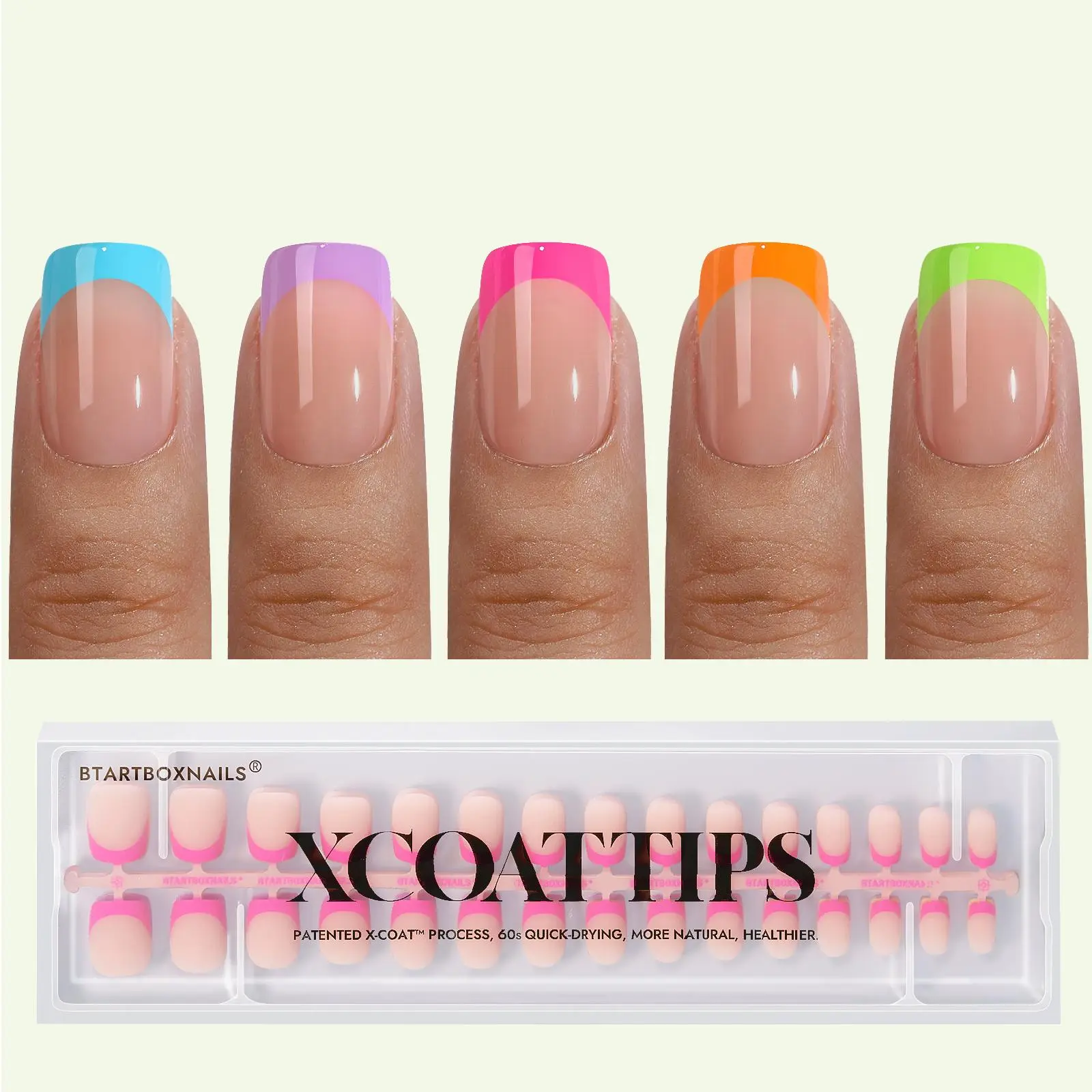 XS Square-Brighter pastel