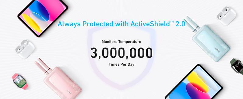 Anker Zolo Power Bank, 20,000mAh and  10,000mAh 30W Max Fast Charging with Built-In USB-C and MFi-Certified Lightning Cables, For iPhone 15 Series, MacBook, and More