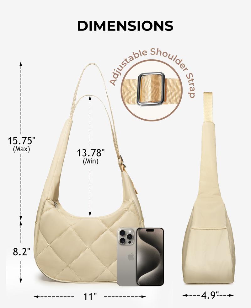 Crescent Moon Bag Aesthetic 2026 ~Single Strap Purse for Women | Soft Macaron Color Crossbody Bag ~ Small but Mighty Capacity ~ Cute Boho Daypack & Shoulder Bag